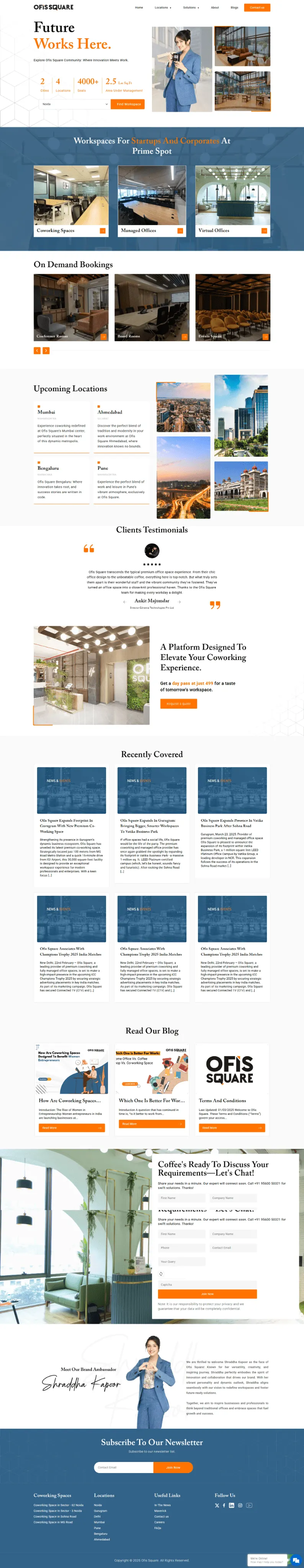 Ofis Square, full page