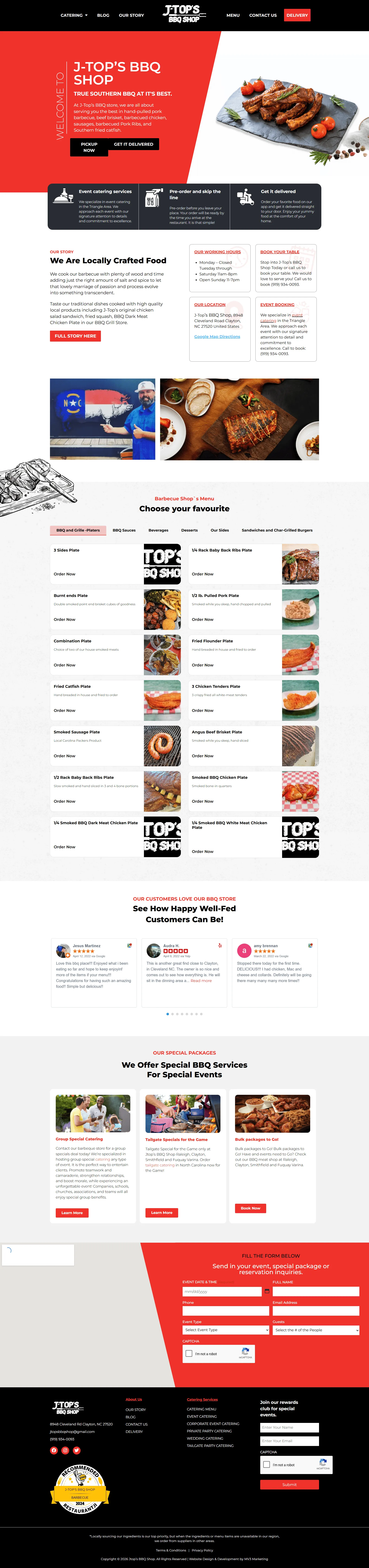 J-TOP’S BBQ SHOP, full page